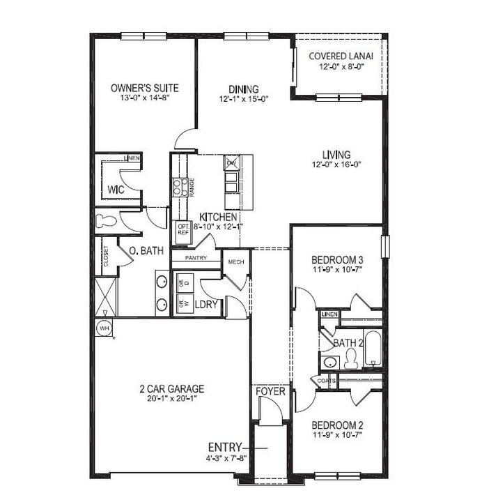 For Sale: $443,990 (3 beds, 2 baths, 1672 Square Feet)