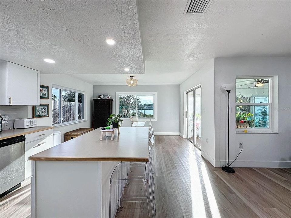 Look at the view of the lake from your kitchen!