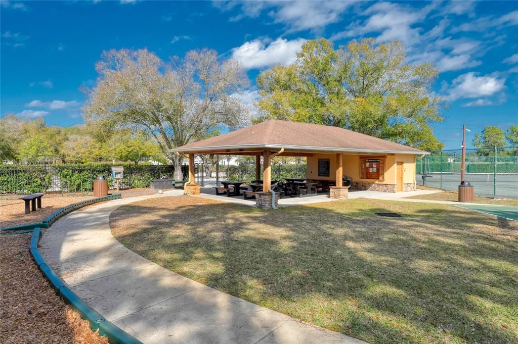 Picnic Area near the Tennis Courts at the Eagles