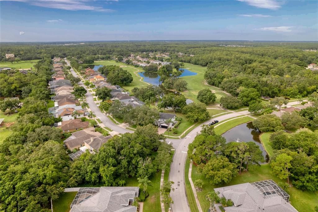 Home nestled in the Guard Gated Community of the Eagles