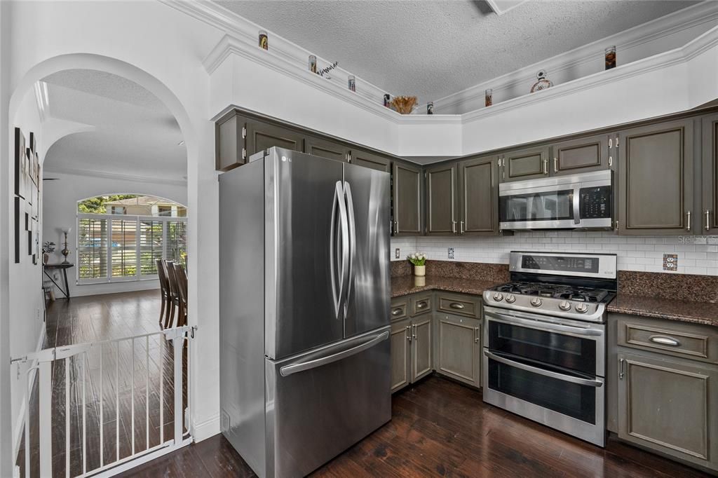 Nicely appointed Kitchen with beautiful cabinets