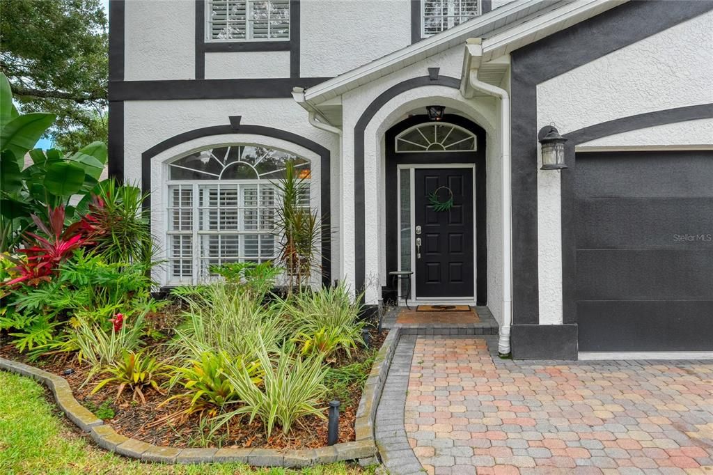 Curb appeal and lots of natural light