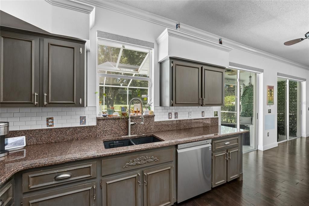 Stylish Subway tile backsplash