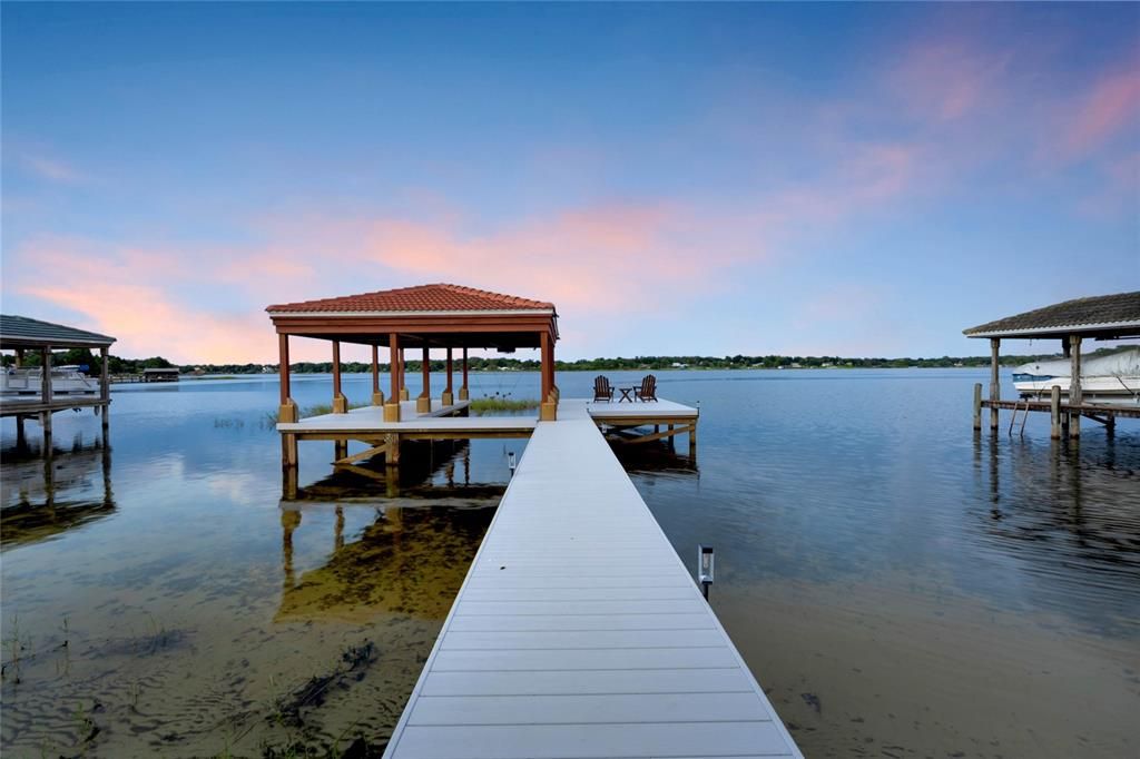 Private Dock with Electric and New Decking