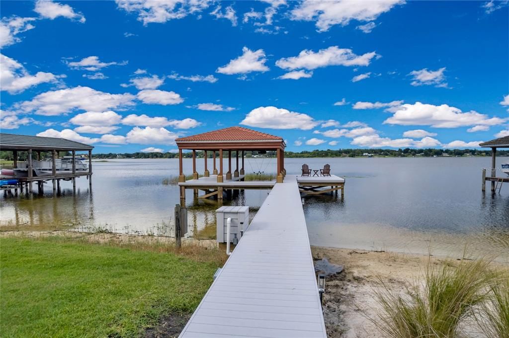 Private Dock with Electric and New Decking