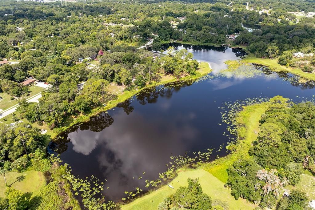 Lake of The Woods is a peaceful lake in the heart of Debary