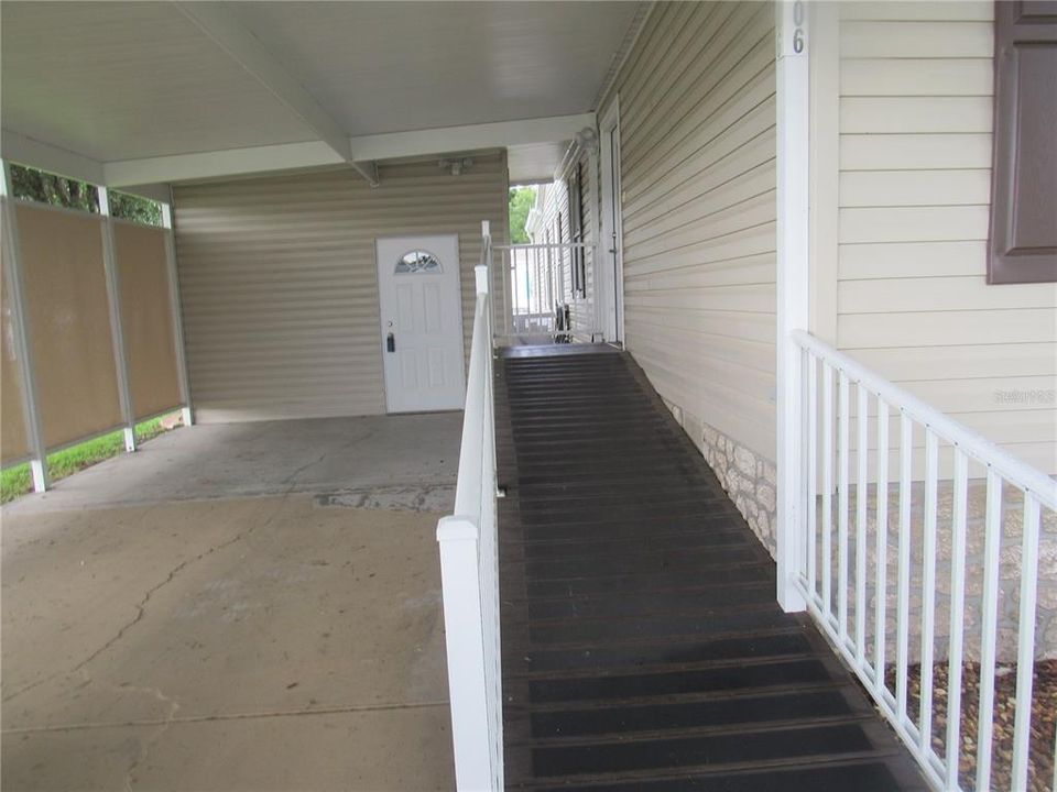 RAMP TO BACK ENTRANCE