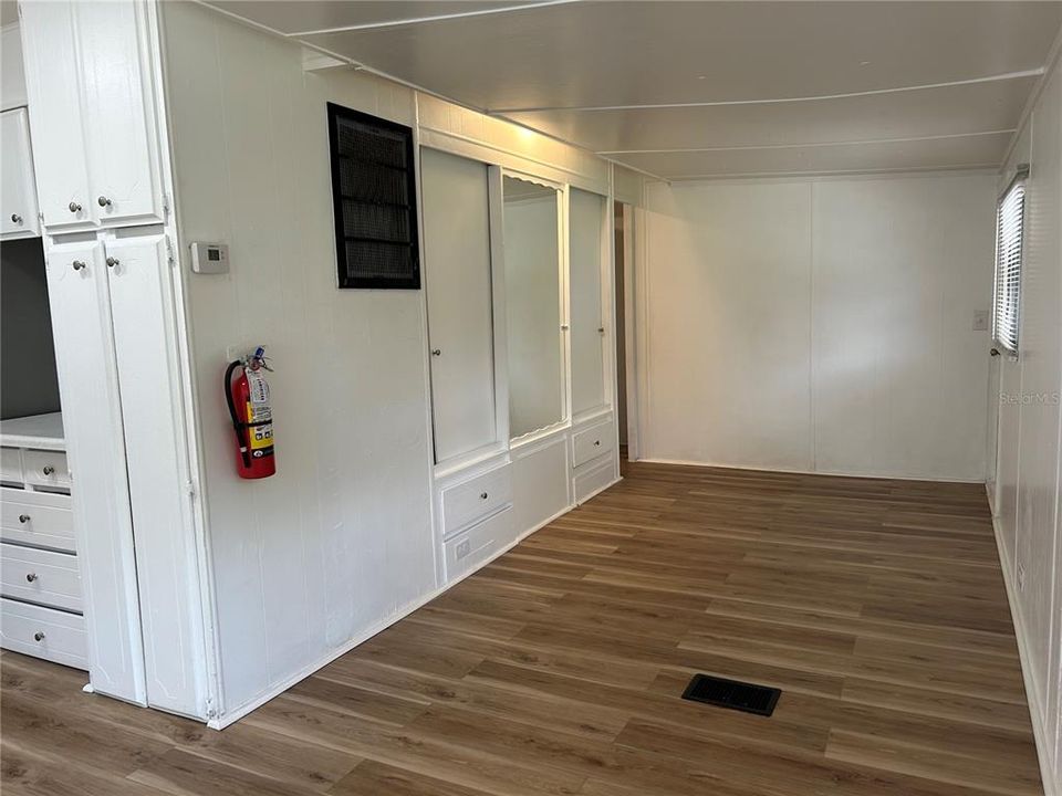 Entryway with Pantry Storage.