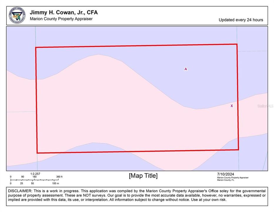 Fema Flood zone per MCPA