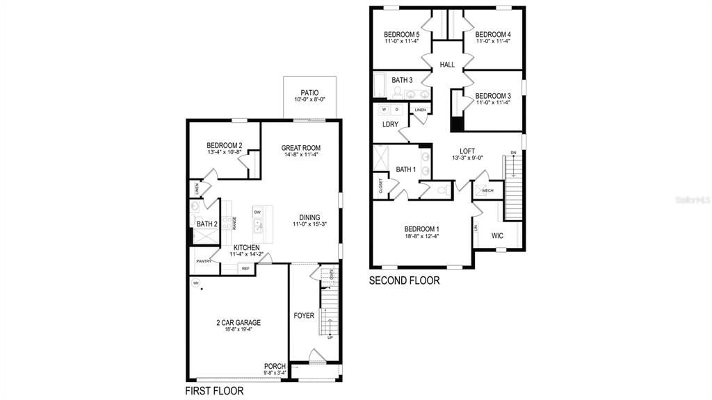 For Sale: $456,990 (5 beds, 3 baths, 2447 Square Feet)