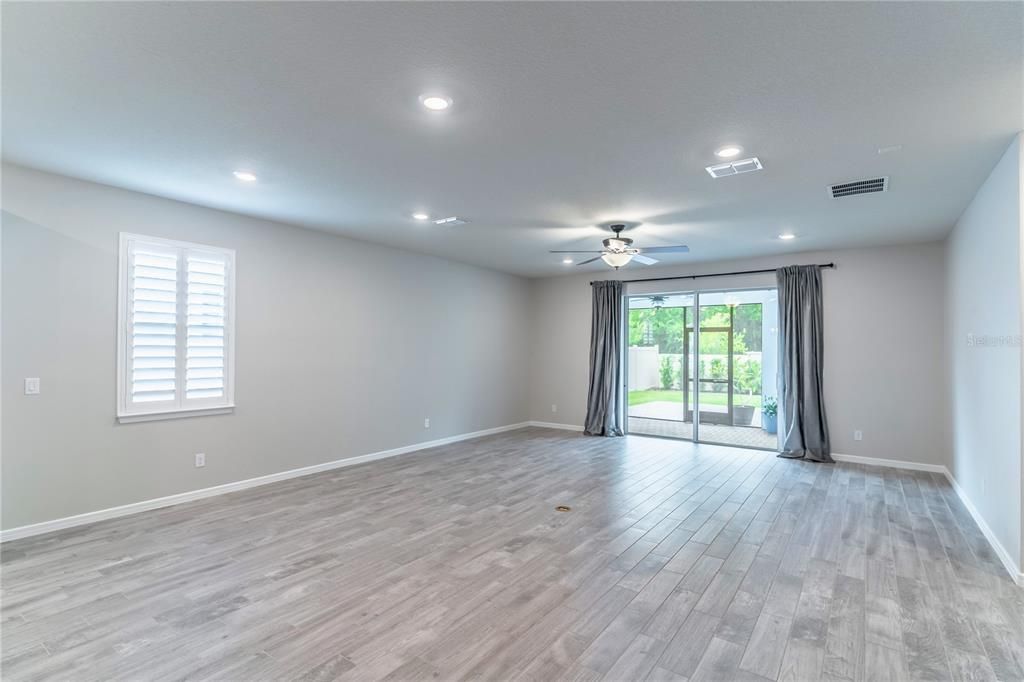 Unstaged Living and Dining Room