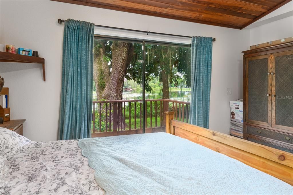 Master Bedroom Overlooking the Lake