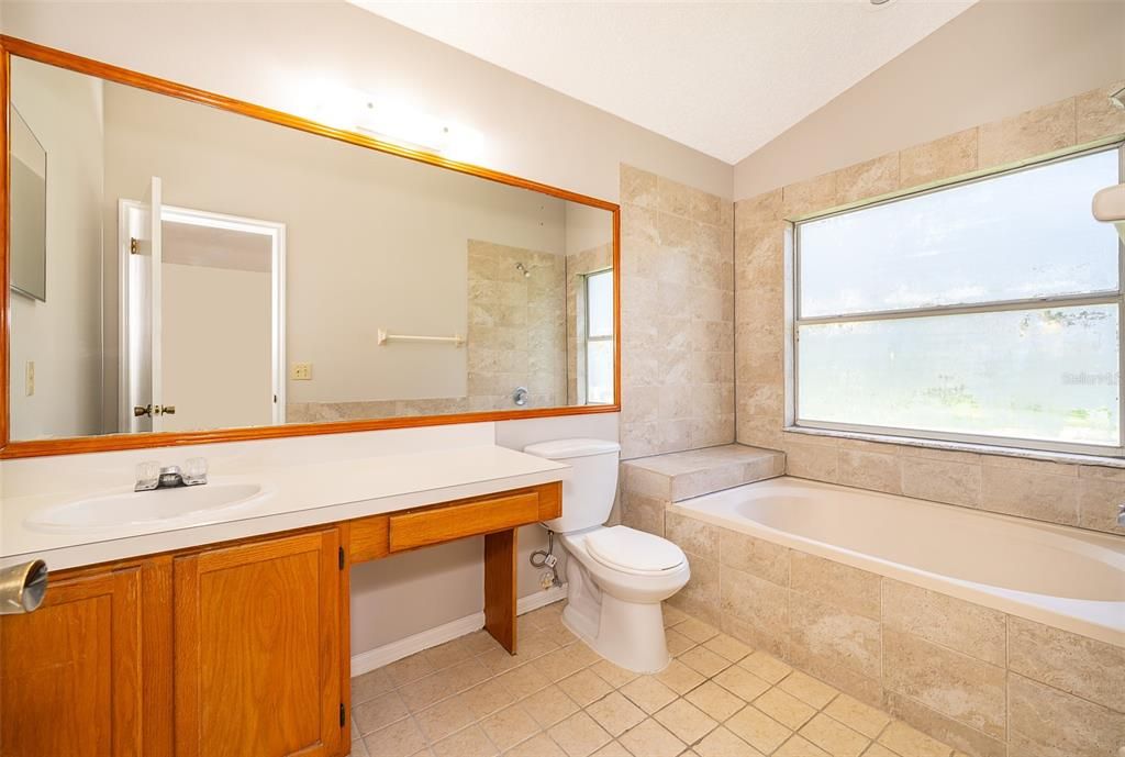 Primary Bathroom/Garden Tub/Vanity