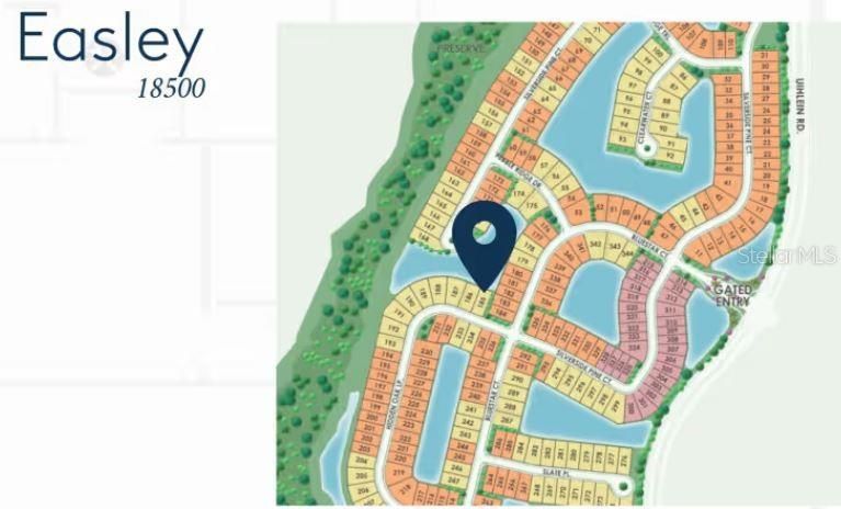 Site map - Lot 185 - Water views!