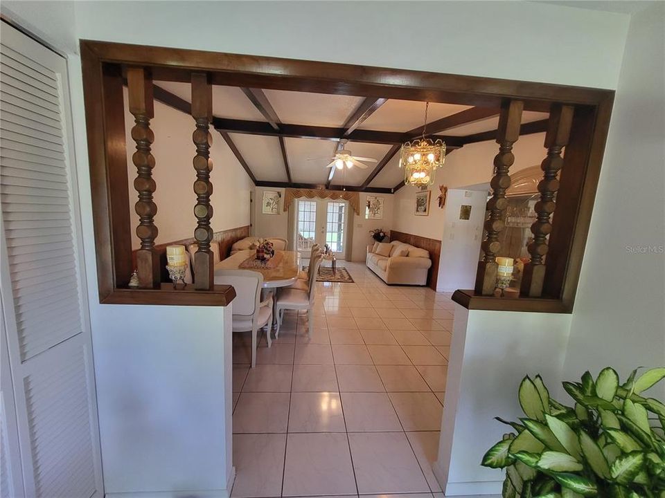 Foyer view to Great room