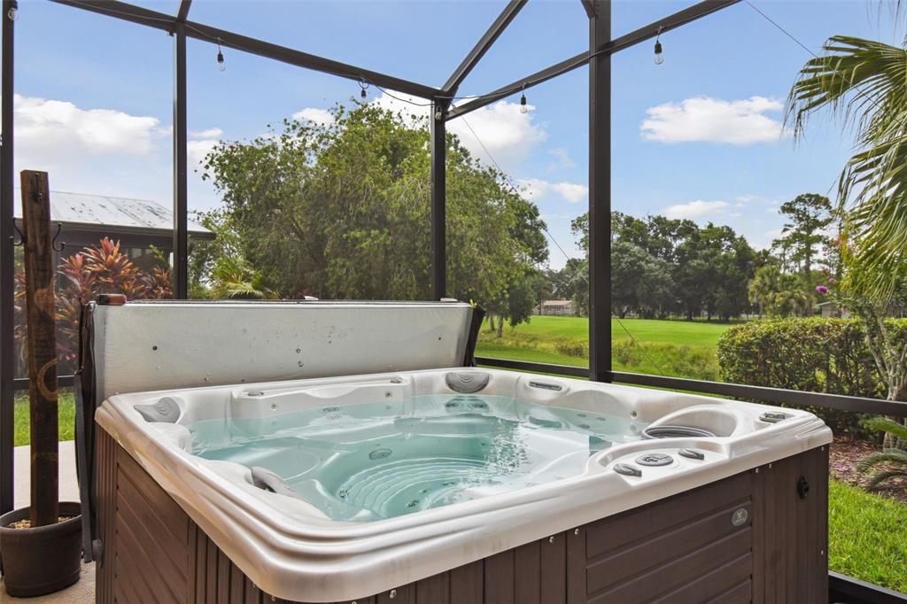 Jacuzzi Spa w/ sparkling waterfall feature