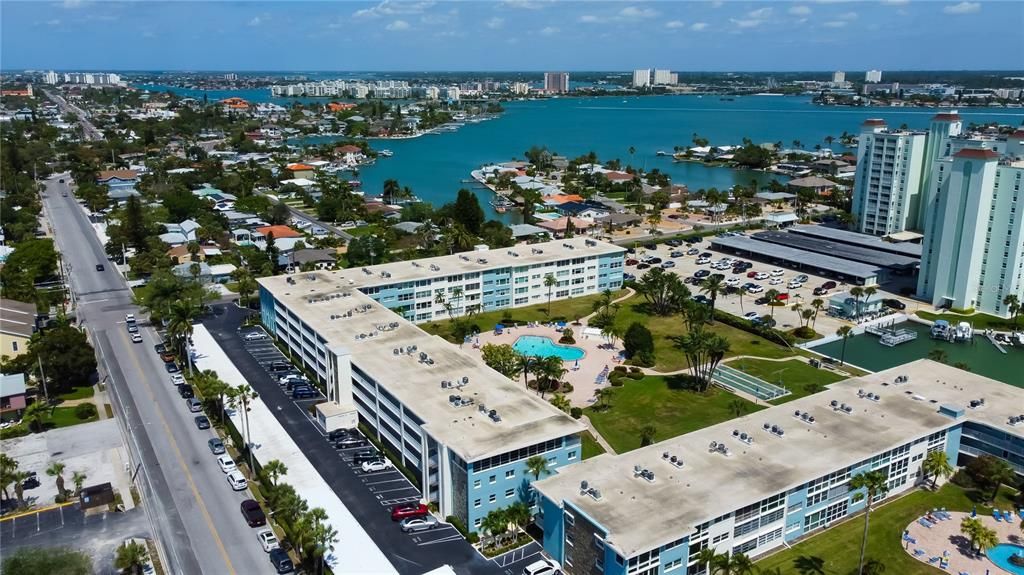 Located on the Boca Ciega Bay