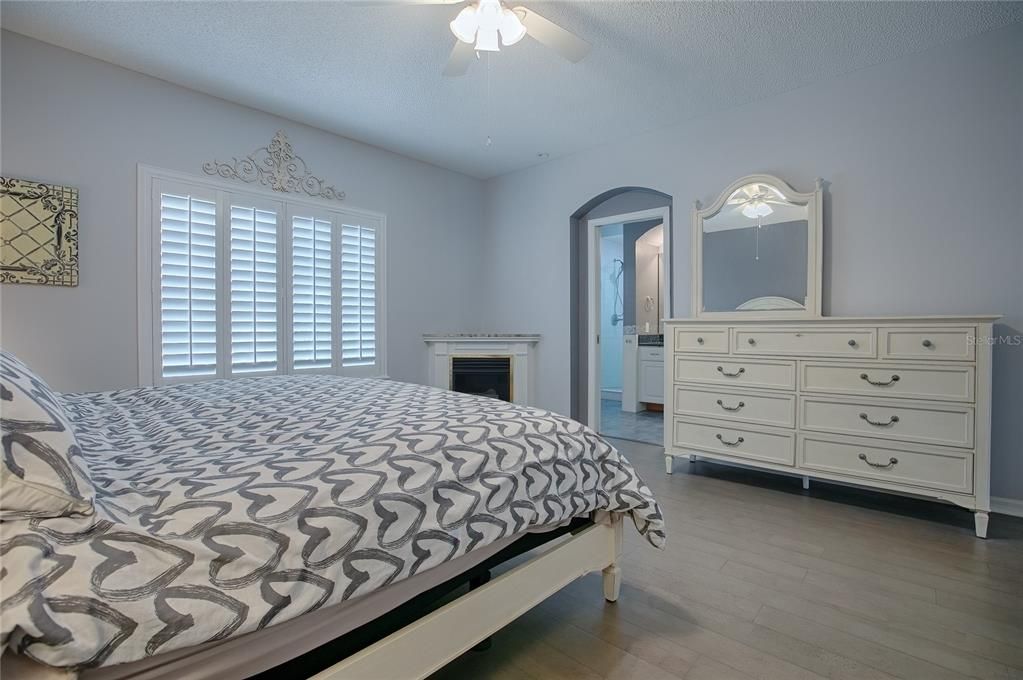 Primary Bedroom w/ Plantation Shutters