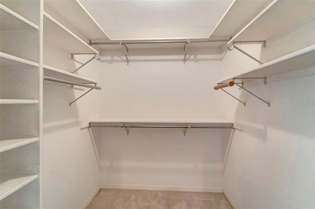 His & Hers walk-in closets