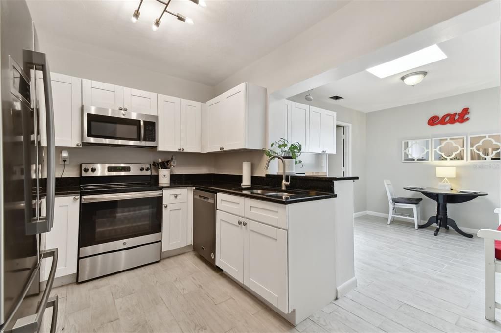 Updated Kitchen with SS Appliances and Granite