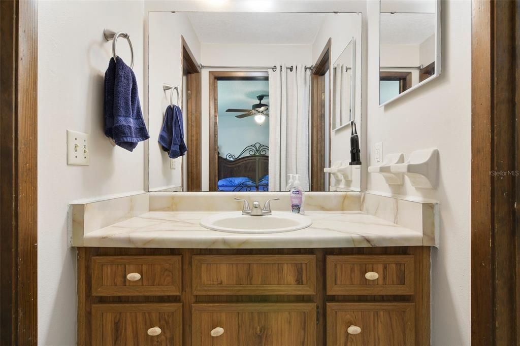 PRIMARY BATHROOM WITH WALK IN CLOSET