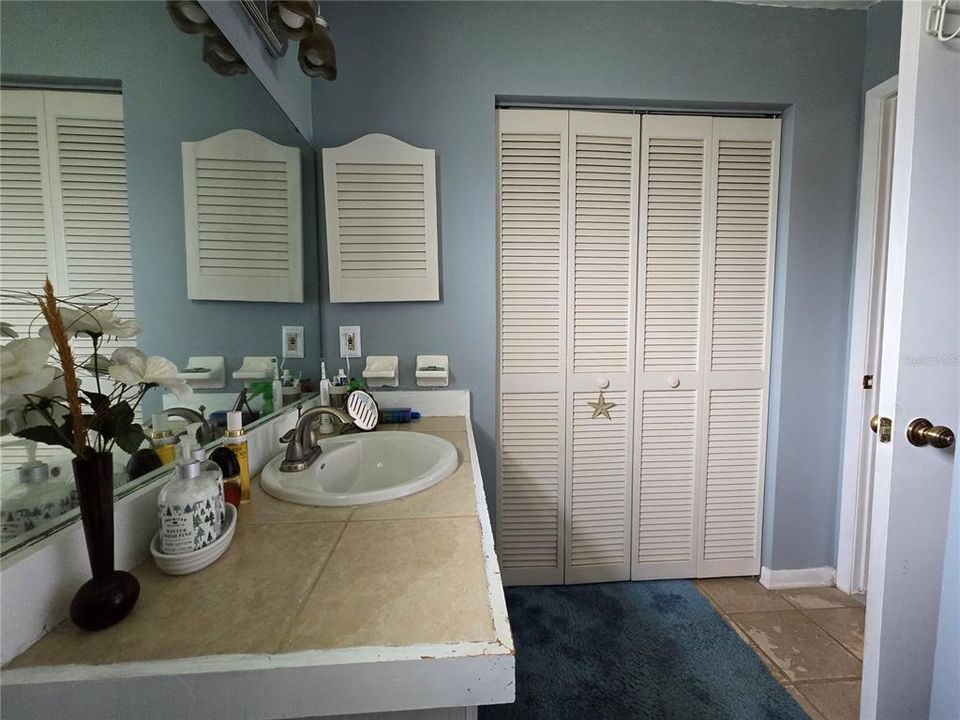 Master Bath with Linen closet