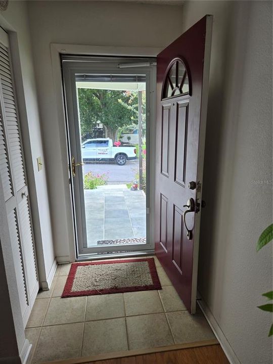 Foyer upon entering