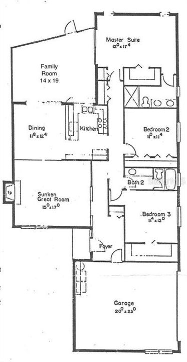 На продажу: $469,000 (3 спален, 2 ванн, 1964 Квадратных фут)