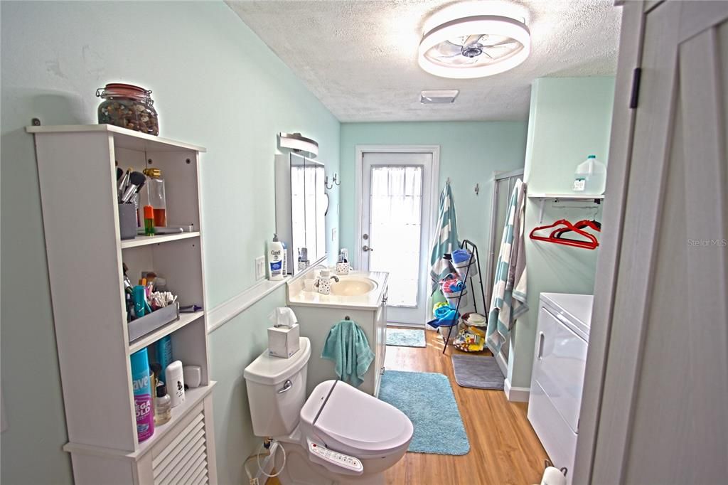 Master Bathroom and Laundry Area