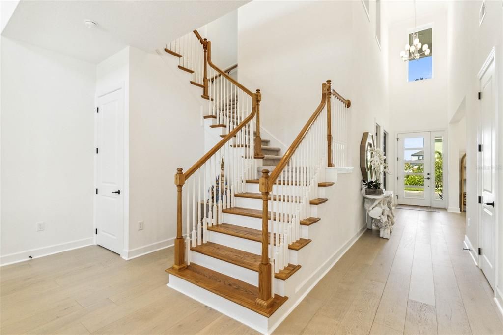 Wood Spindle Staircase