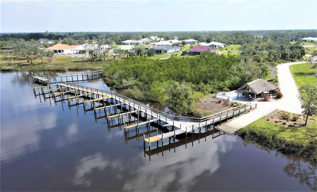 Community dockage and waterfront facilities