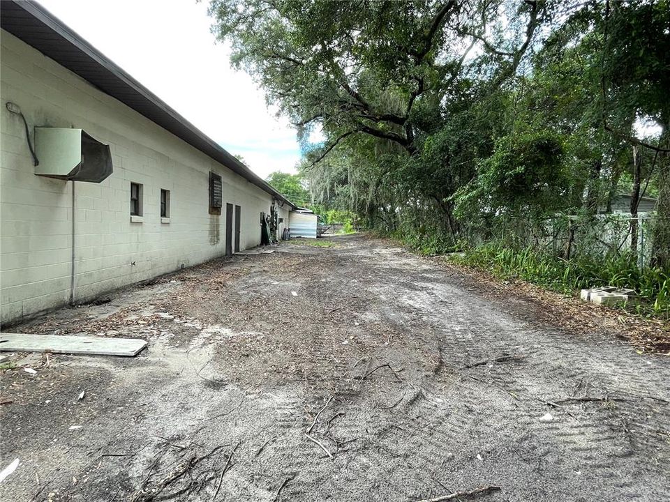 Rear View of Building/Storage Area