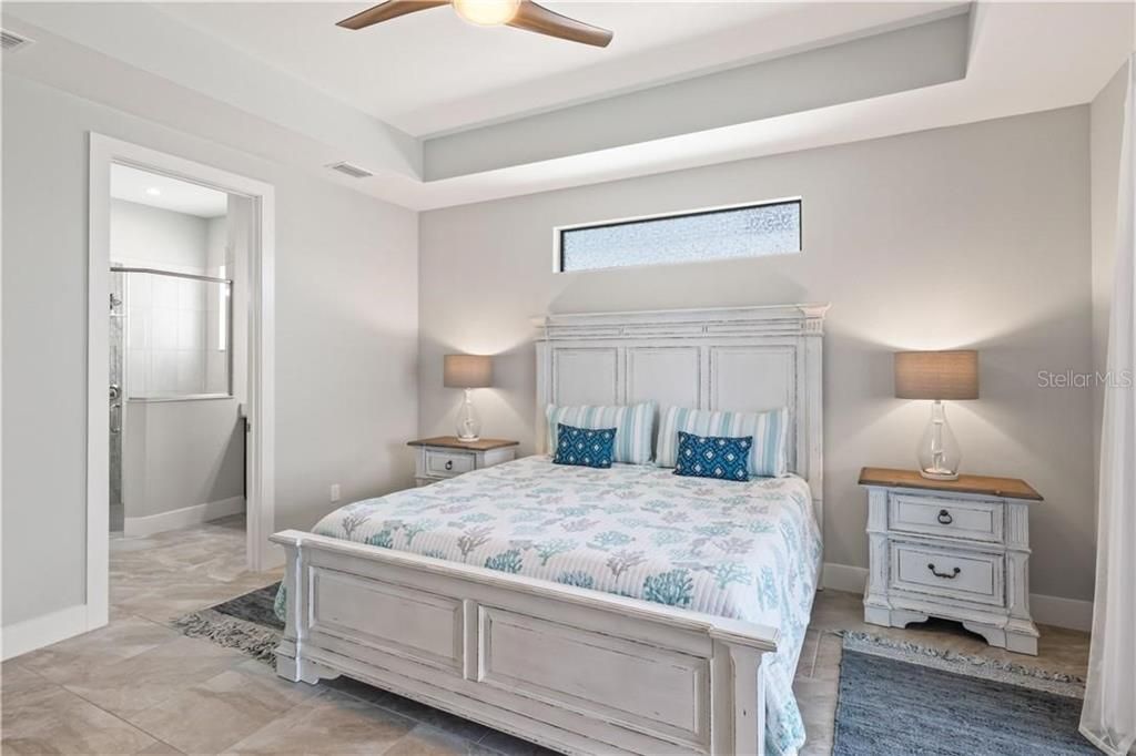 Master Bedroom is also oversized and offers plenty of room for your larger furniture, or even a small sitting area.