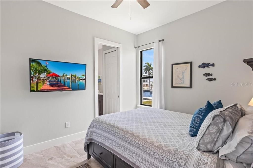 Junior master suite with private bathroom and lots of that natural light!