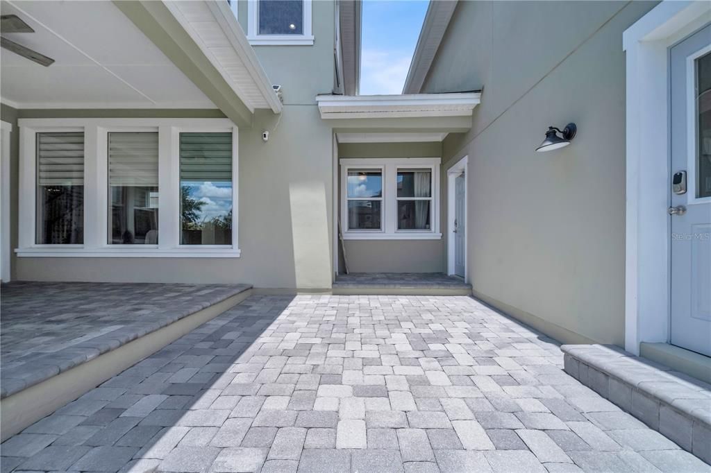 Extended Paved Patio