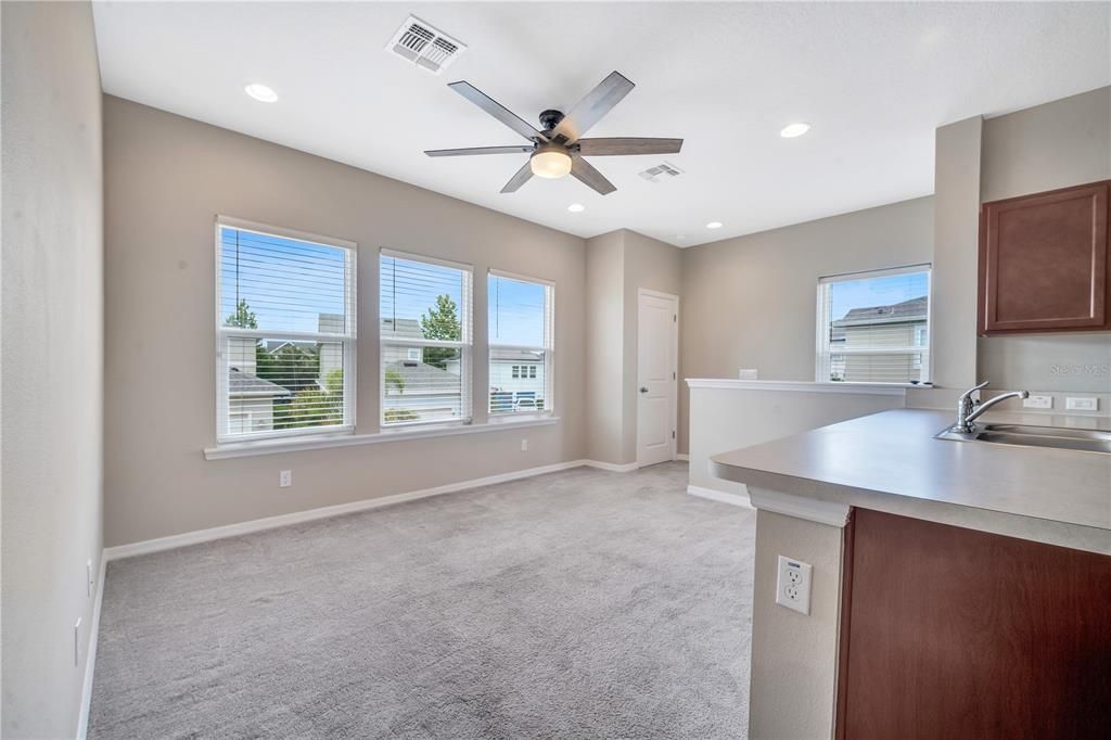 Garage Apartment - Living Room/Kitchen