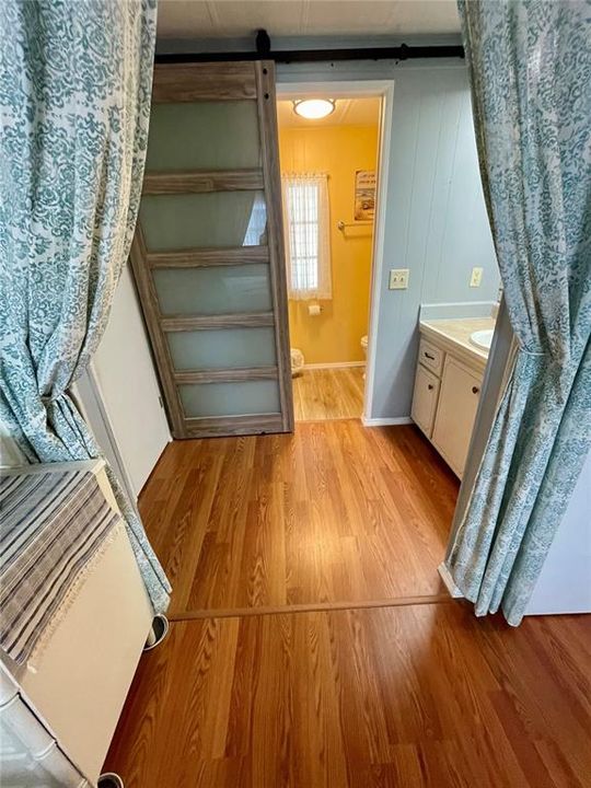 Primary on-suite with walk-in closet