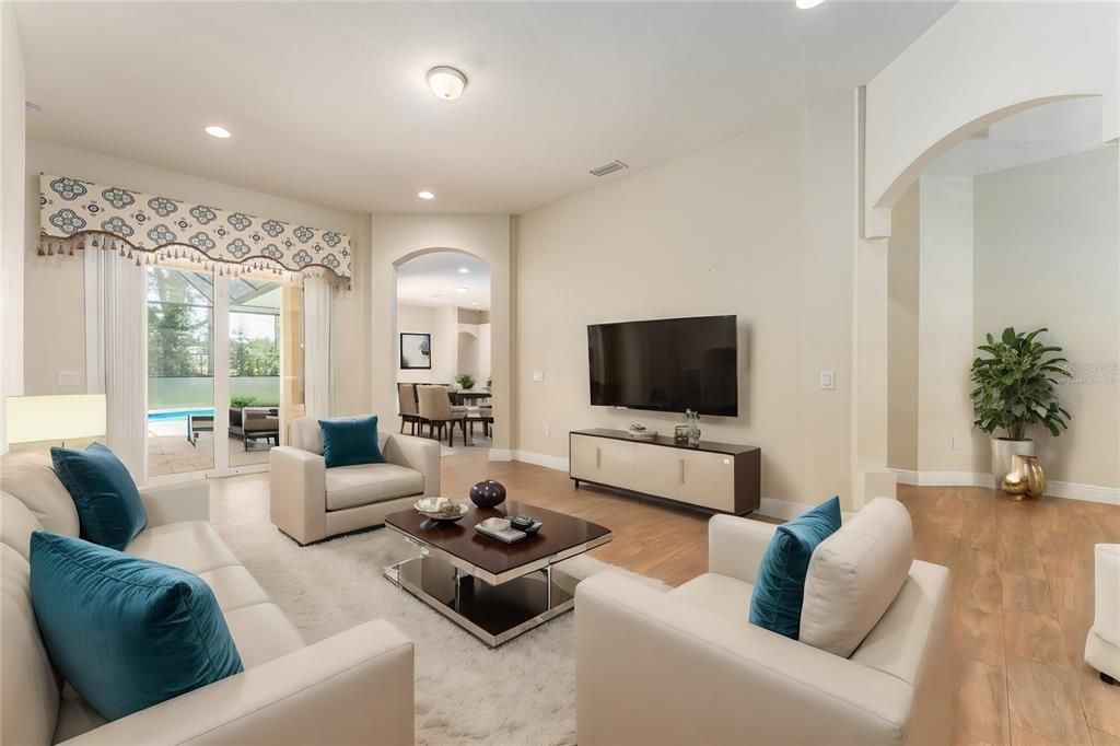 Virtually Staged Living Area