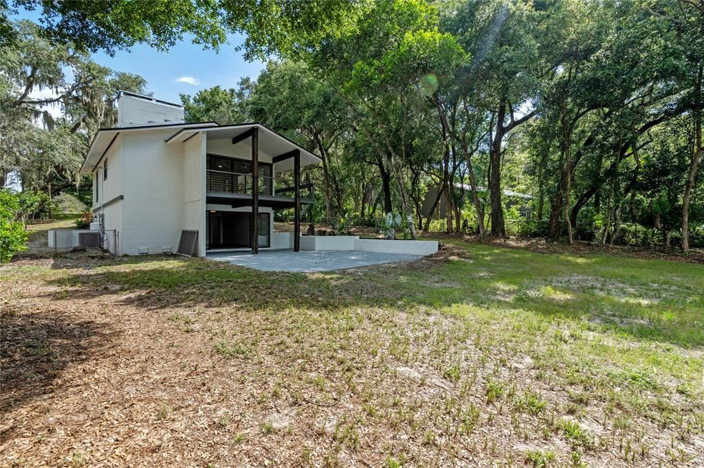 Angle Rear View of Home