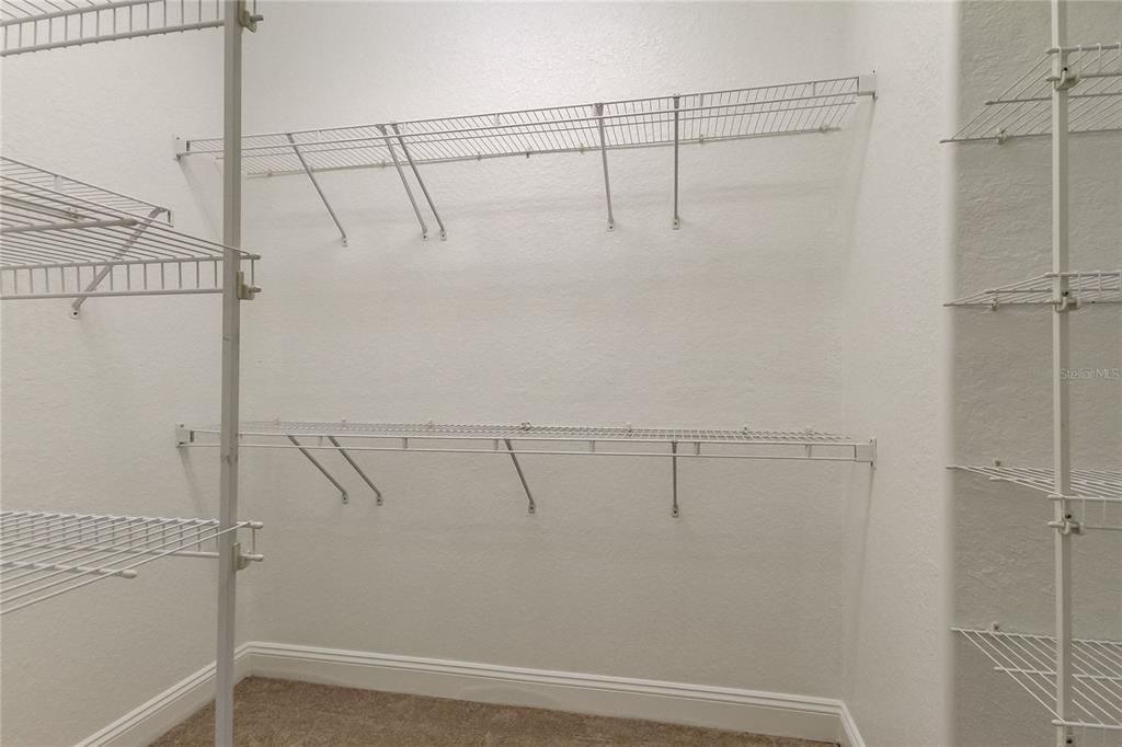 Owner's walk-in closet