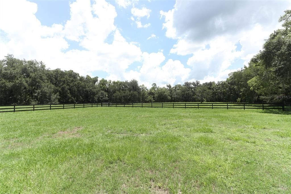 Fenced pasture
