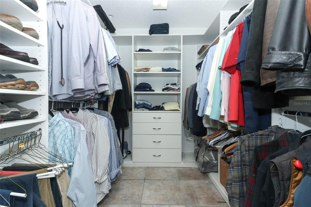 Primary bedroom walk-in closet #1