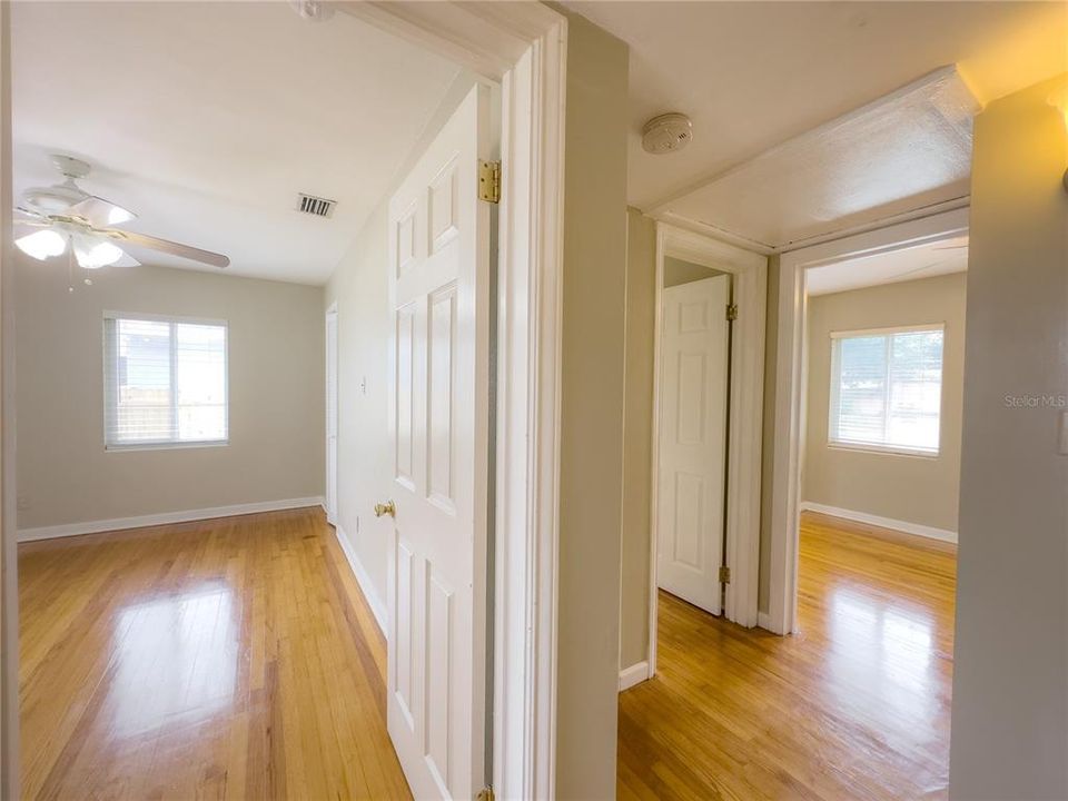 Master Bedroom and 2nd bedroom with the bathroom connecting both.