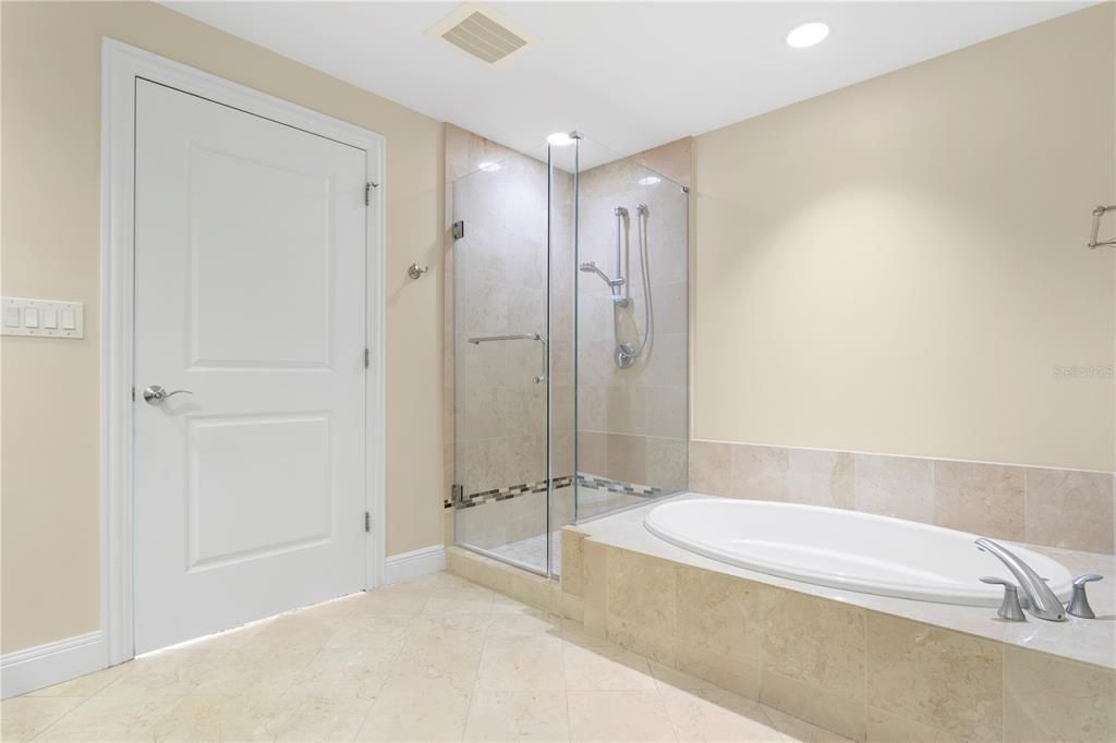 Primary Bath-Tub & Shower