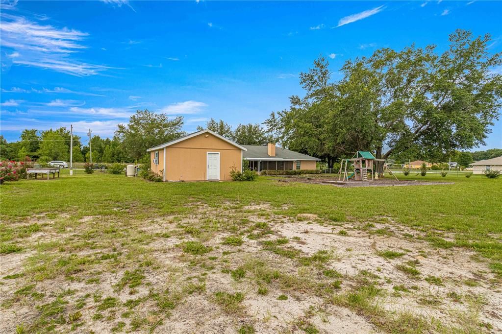 Fenced Back Yard