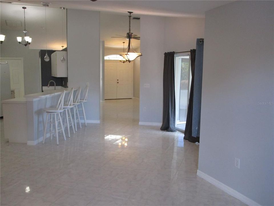 Kitchen with dinning room