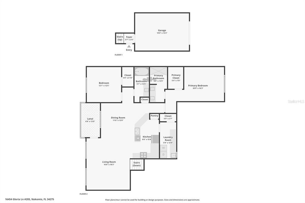 For Sale: $299,900 (2 beds, 2 baths, 1548 Square Feet)