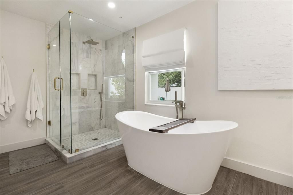 Primary Bathroom with Soaking Tub