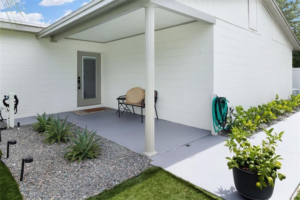 Covered Back Patio