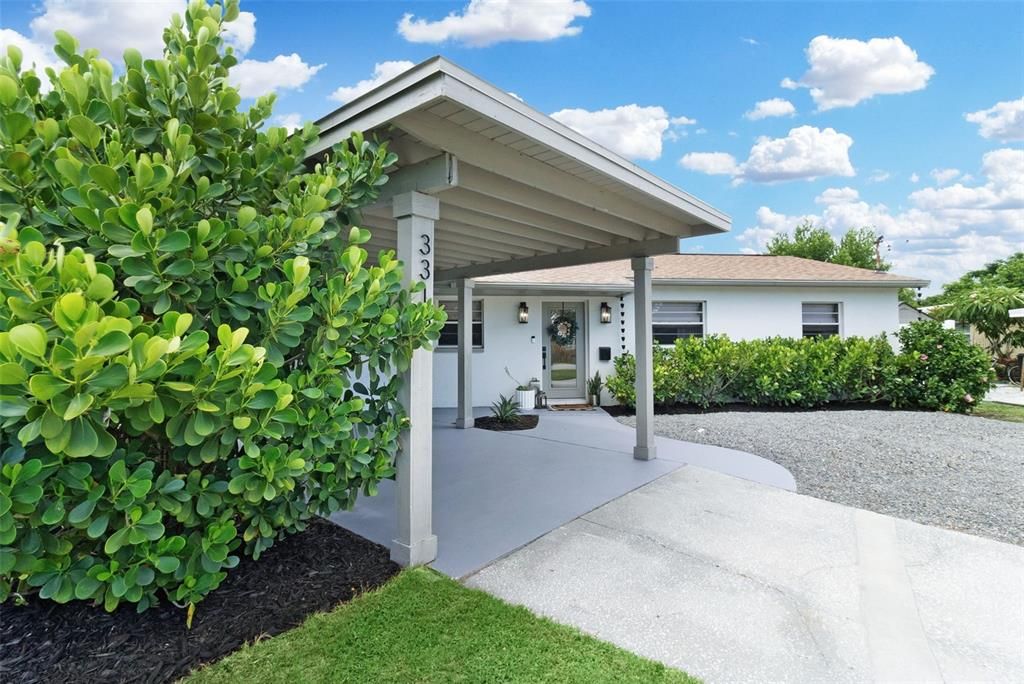 Front of Home & Carport